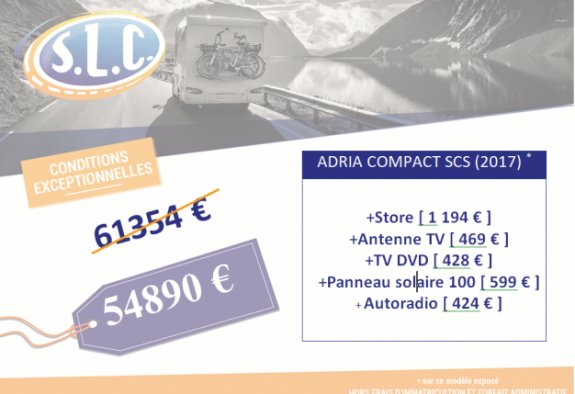 Adria Compact Plus Scs