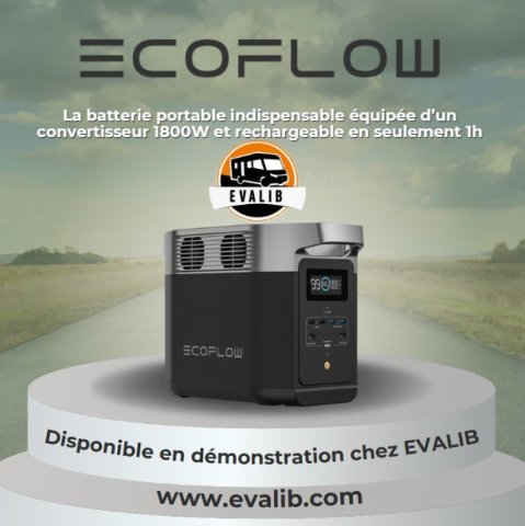 - Batterie ECOFLOW portable DELTA 2 - Neuf