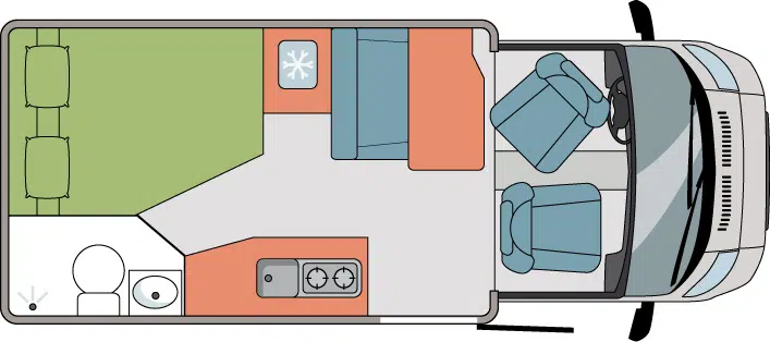 Giottiline Siena 330 Lit à la française 