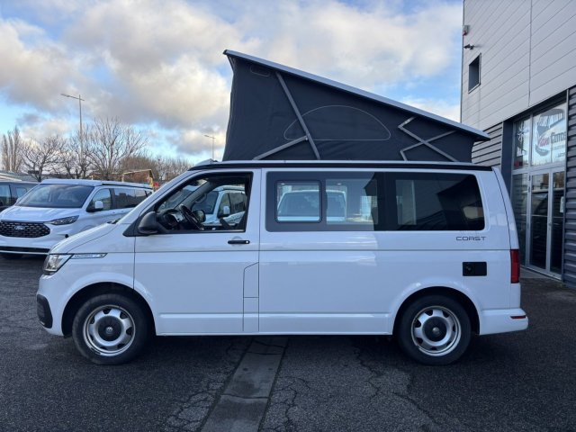 Volkswagen California Coach VW T6.1 Coast 2.0L Tdi 150Ch Blanc auto Français - Photo 2