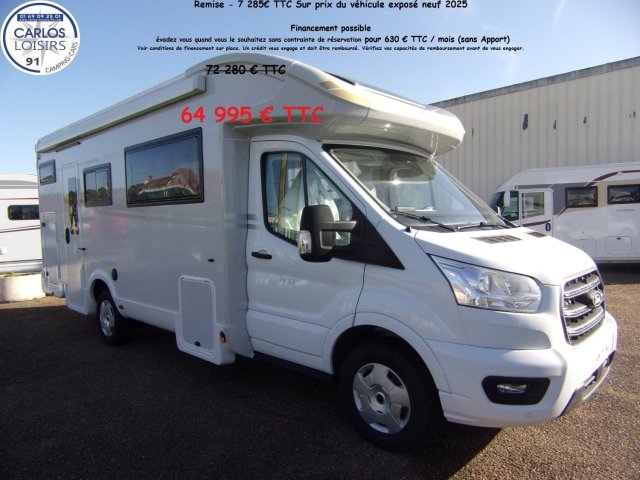 CI Horon 74 XT Profilé 6 Places Carte grise 2025 