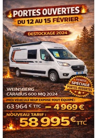 Achat Weinsberg CaraBus 600 MQ Neuf