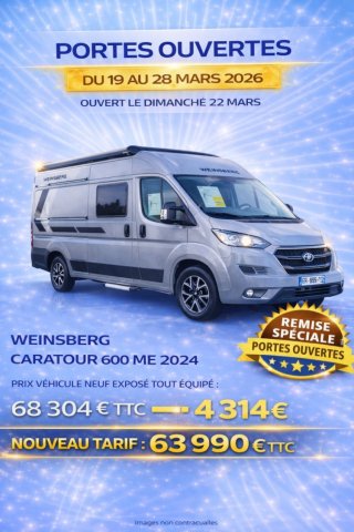 Achat Weinsberg CaraTour 600 ME Occasion