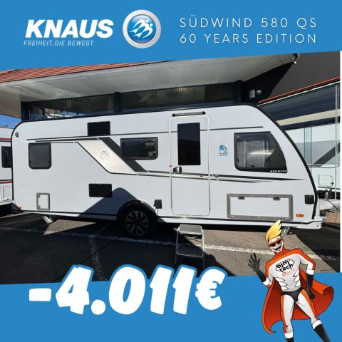 Achat Knaus Sudwind 580 QS 60 YEARS Neuf