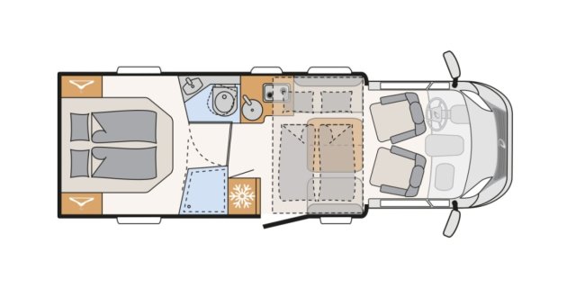 Dethleffs Trend T 7057 DBL T7057DBL Neuf
