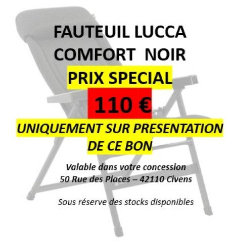 Lucca fauteuil Confort - Noir Veritable - Photo 2