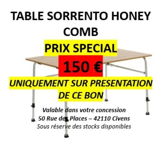 Sorrento table Honeycomb 120 - Marron - Photo 4