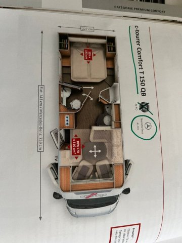 Carthago C-Tourer I 150 QB Confort Casablanca - Photo 27