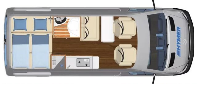 Hymer Camper Vans / Hymercar Free 600 Blue Line S évolution Wesbasto BVA9 - Photo 12