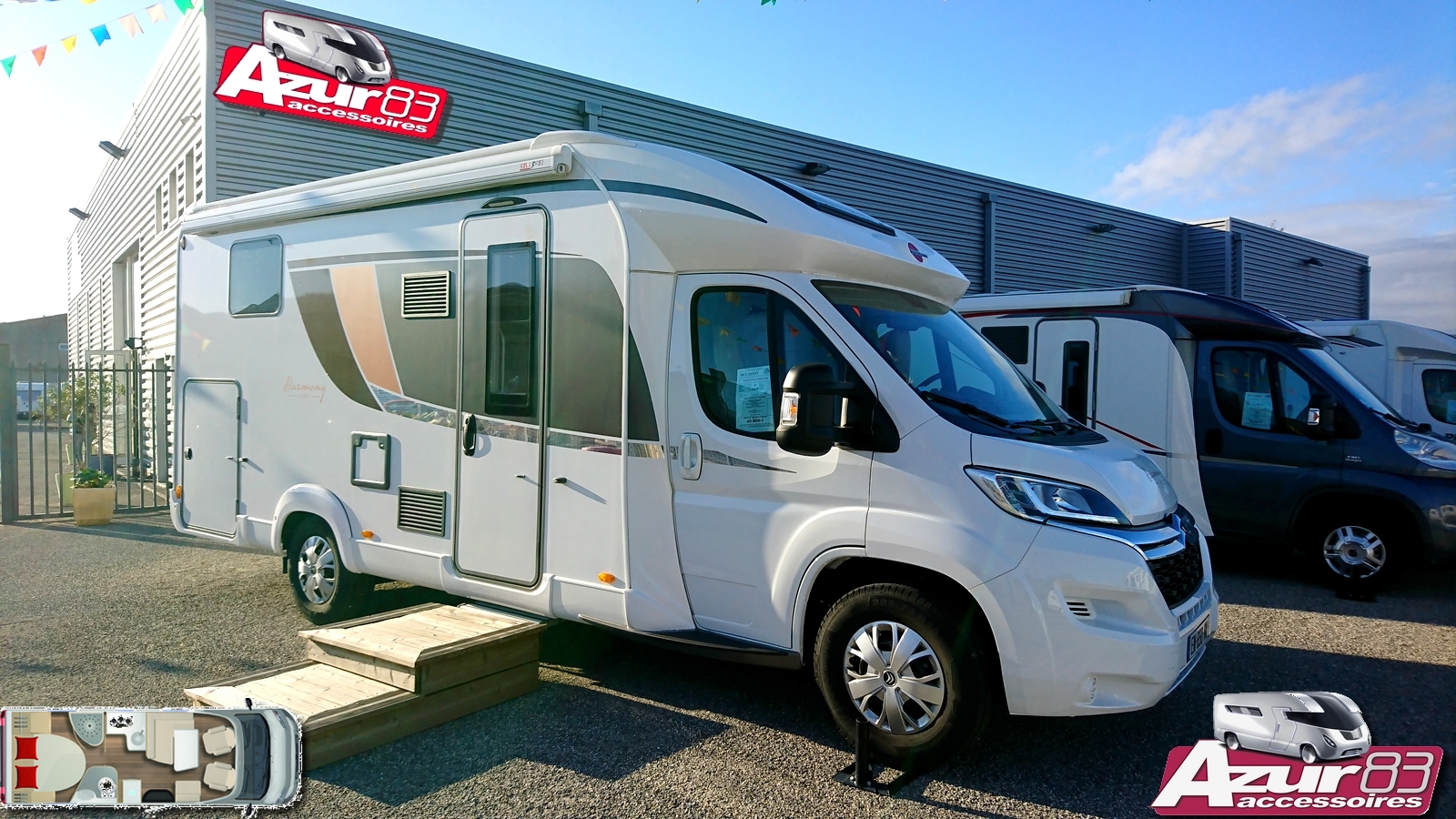 Burstner Harmony Line T 700 occasion de 2017 Citroen Camping car en