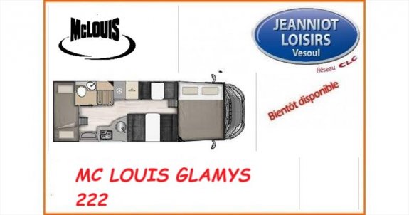 Mc Louis Glamys 222 Neuf