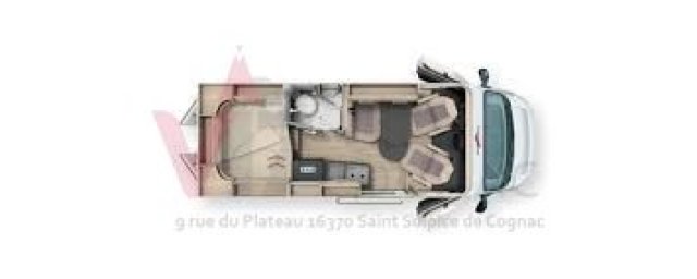 Malibu Charming Coupe 600 DB K VAN DBK TOIT RELEVABLE - Photo 2