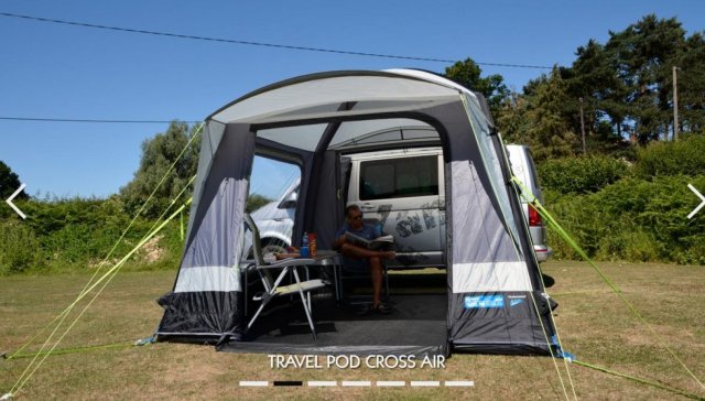 AUVENT INDEPENDANT DOMETIC KAMPA - CROSS AIR - HAUTEUR VEHICULE DE 180 À 210CM - Photo 2