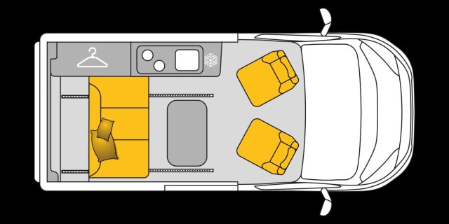 Pilote Campervan CV540BC Location HUNYVERS - Photo 12