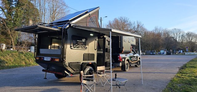 Decamp Caravane Trekking Cross X3 off road - 4x4 - Remorque tout terrain - Robuste - Tout Terrain - Photo 6