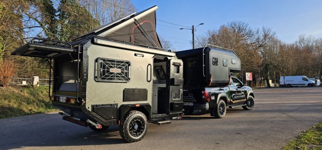 Decamp Caravane Trekking Cross X3 off road - 4x4 - Remorque tout terrain - Robuste - Tout Terrain Neuf