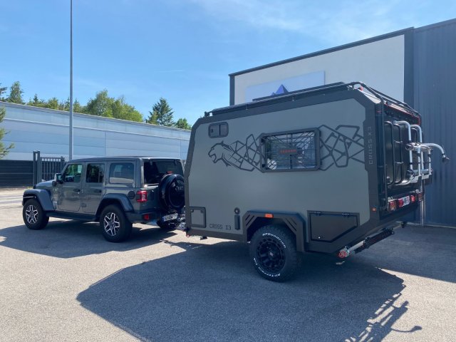 Decamp Caravane Trekking Cross X3 off road - 4x4 - Remorque tout terrain - Robuste - Tout Terrain - Photo 11