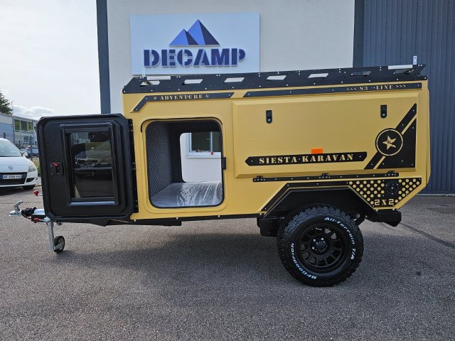 Siesta S3 Line Caravane off road - Caravane 4x4 - Remorque tout terrain - Galerie pour une Tente de Toit - Caravane Robuste - Photo 2