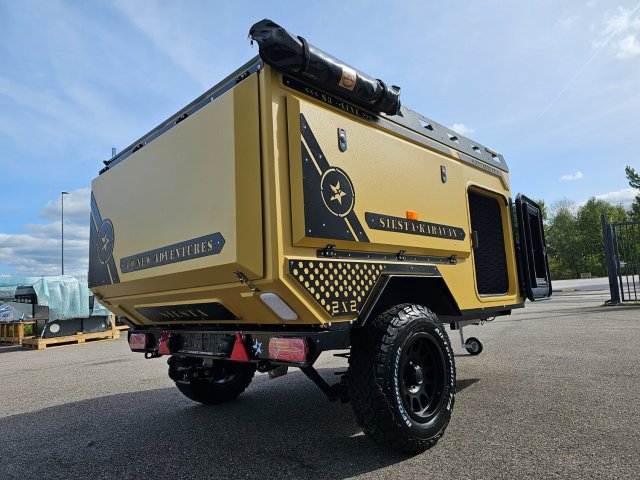 Siesta S3 Line Caravane off road - Caravane 4x4 - Remorque tout terrain - Galerie pour une Tente de Toit - Caravane Robuste - Photo 4