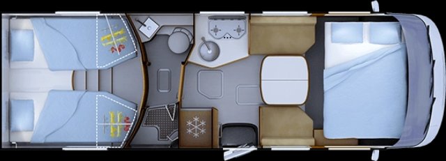 Rapido 8066 DF SERIE 80 - Photo 21