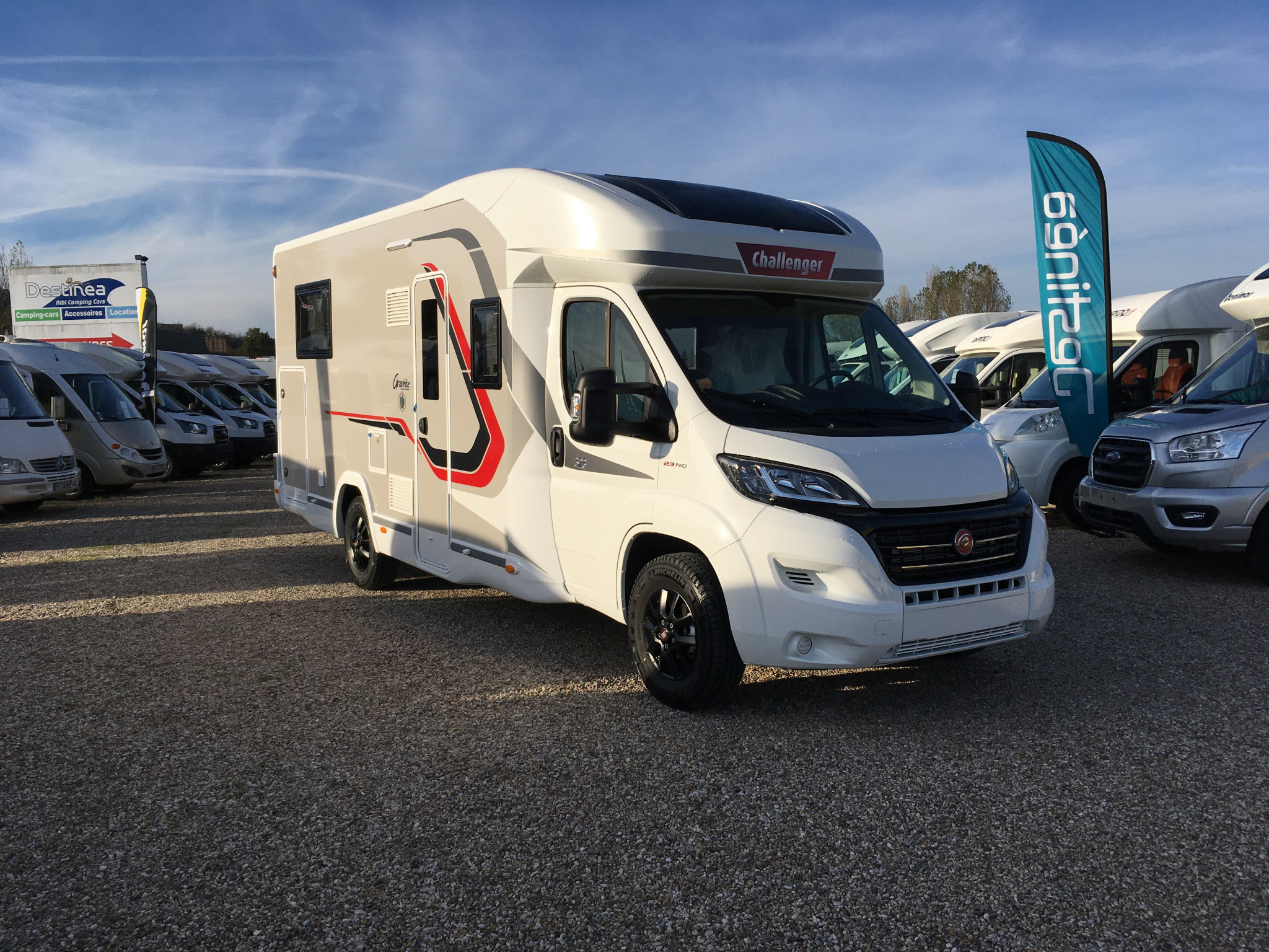 Challenger Graphite 328 neuf de 2021 Fiat Camping car en vente à