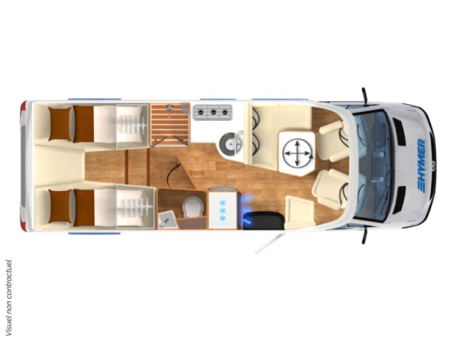 Hymer Classe-B ModernComfort T 580 BMCT BMCT - BLACKLINE - Photo 13