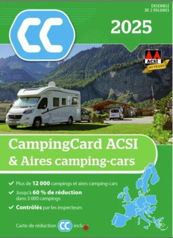 GUIDE ACSI 2025 + AIRE CAMPING CAR - 32 € - #1