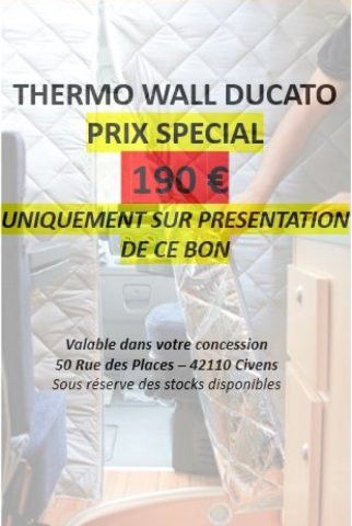 ISOLANT CABINE THERMO WALL DUCATO >2006 - A partir de 190 € - #4