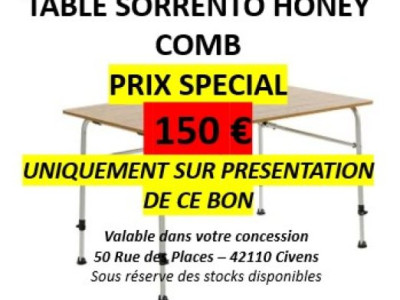 Sorrento table Honeycomb 120 - Marron - A partir de 150 € - #4