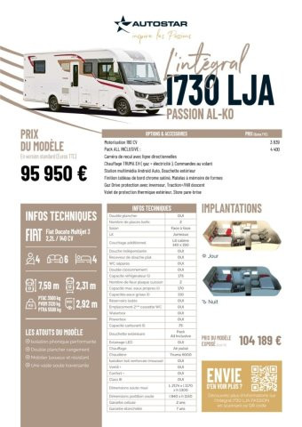 Autostar Passion I 730 LJA - A partir de 95.950 € - #2