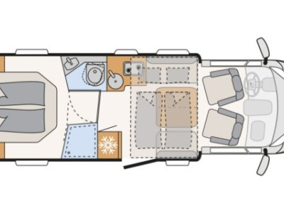 Dethleffs Trend T 7057 DBL T7057DBL Neuf