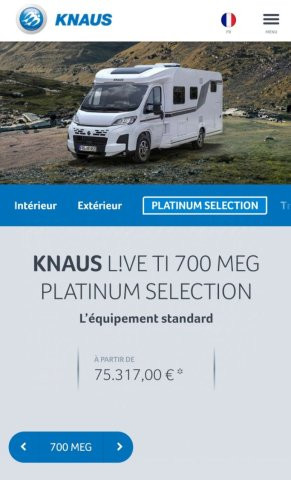 Knaus Live I 700 MEG L!VE TI PLATINUM SELECTION - 75.313 € - #2