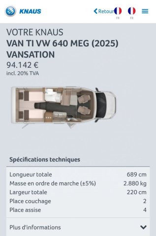 Knaus Van Ti 640 MEG Vansation - 88.294 € - #2