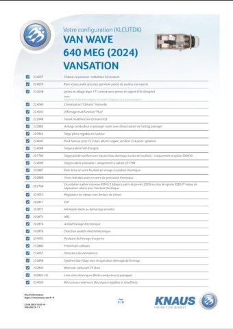 Knaus Van Wave 640 MEG VW VANSATION - Photo 4