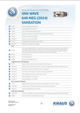 Knaus Van Wave 640 MEG VW VANSATION - Photo 5