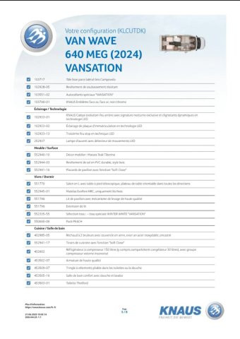 Knaus Van Wave 640 MEG VW VANSATION - Photo 6