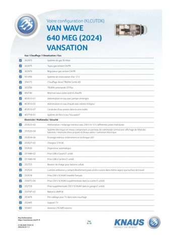 Knaus Van Wave 640 MEG VW VANSATION - Photo 7
