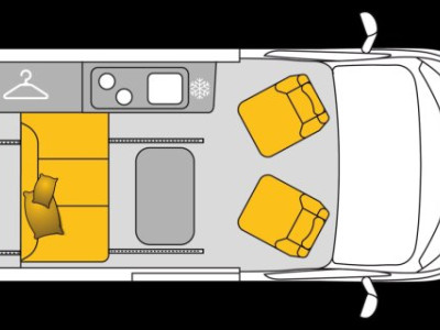 Pilote Campervan CV540BC Location HUNYVERS - Photo 12