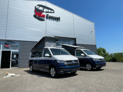 Westfalia Kepler Six VW T6.1 150ch boite DSG7 Bleu/Blanc Série LIMITEE NAVY N°5!!!! - Photo 39