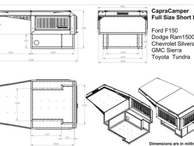 Capra Camper Cellule Pickup Américain - 4x4 - A partir de 14.490 € - #12